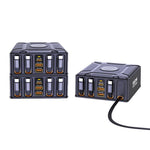 550W USB-C GaN 슈퍼 고속 충전 멀티포트 리트랙터블 케이블 충전기, EU 플러그, US 플러그, UK 플러그, AU 플러그, KR 플러그