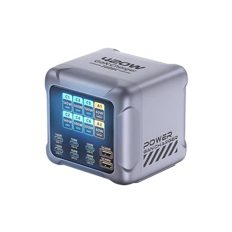 420W GaN 슈퍼 고속 충전 멀티포트 충전기, EU 플러그, US 플러그, UK 플러그, AU 플러그, KR 플러그