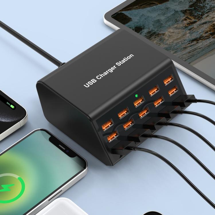 15포트 USB 전원 멀티탭 스마트 고속 충전기, US 플러그, UK 플러그, AU 플러그, EU 플러그, KR 플러그