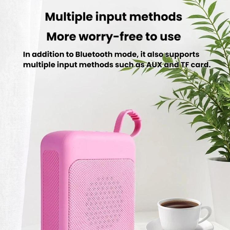 Mini Retro Bluetooth Speaker With RGB Lights TF Card & U Disk Plug-In Desktop Audio