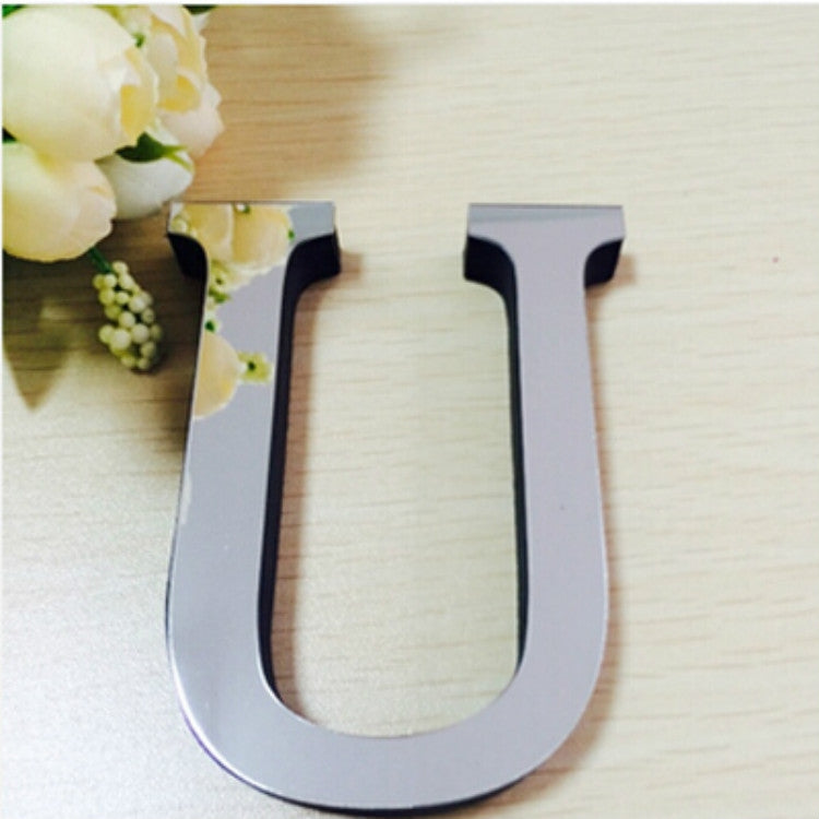 2개 홈 장식 창의적 개성 영어 글자 아크릴 거울 3D DIY 벽 스티커