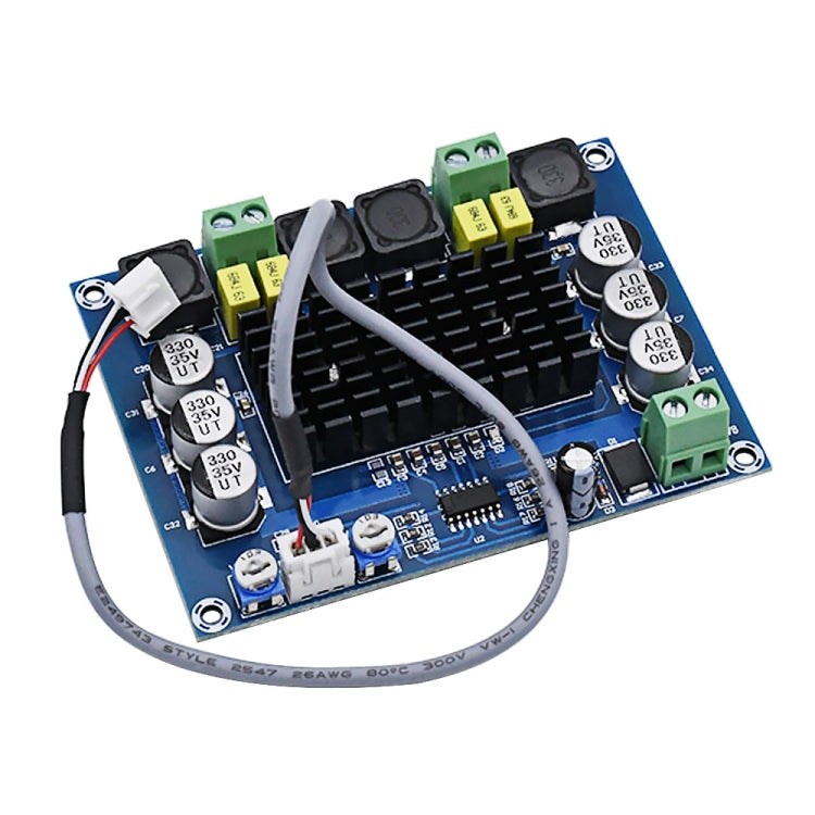 XH-M543 120W+120W 듀얼 채널 스테레오 고출력 디지털 TPA3116D2 오디오 파워 앰프 보드, 120W+120W 듀얼 채널 오디오 앰프