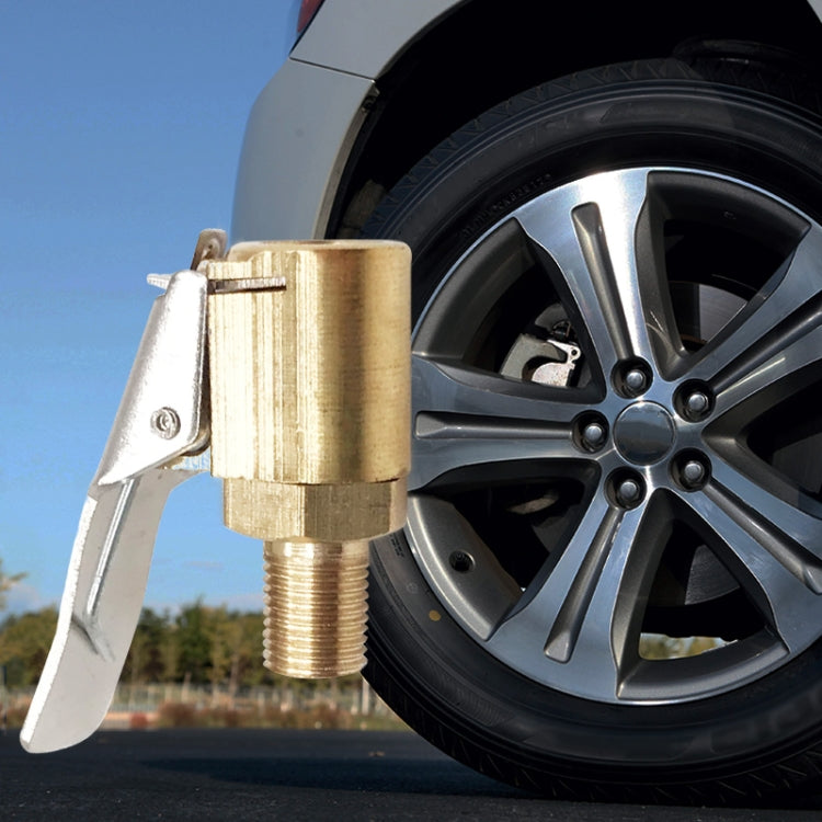 Car Tyre Wheel Tire Air Chuck Inflator Pump Valve Clip Clamp Connector, Inflator Pump Connector