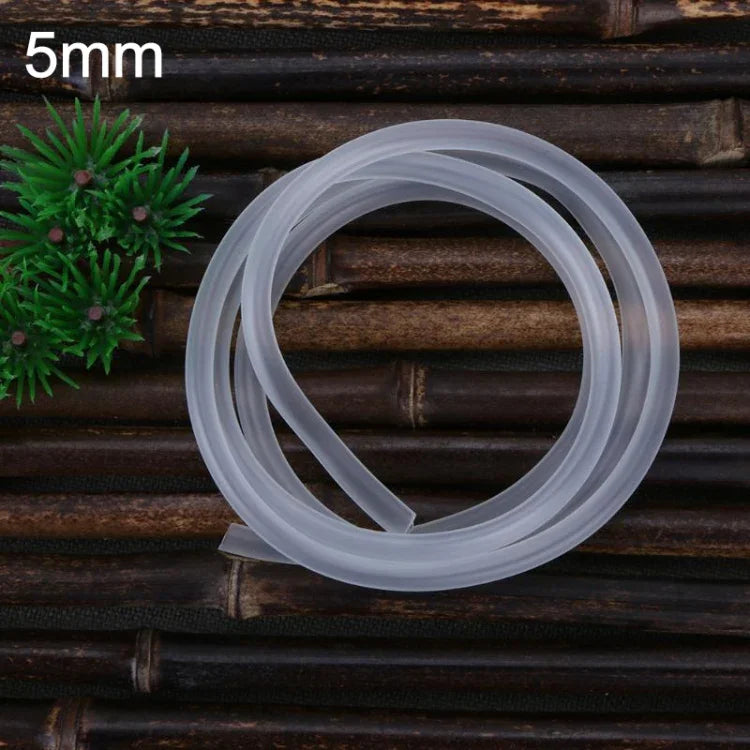4x6mm 부드러운 실리콘 산소 펌프 호스 에어 버블 스톤 전문 수족관 어항 연못 공기 펌프 필터 에어레이션 튜브, 5m, 10m