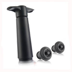 Red Wine Vacuum Pump Freshener Silicone Wine Stopper Set, Black Pump 2 Stoppers (OPP Bag), Black Pump 2 Stoppers (Box), 2 Stoppers Three Holes (OPP Bag), Black Pump Three-piece Box