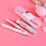 Mini Professional Hair Tools Smoothing Corrugated Travel Straightening Irons