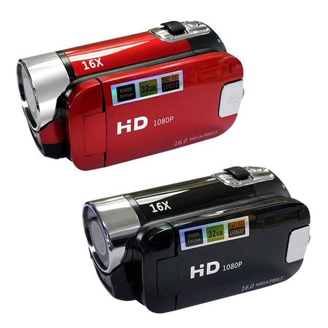 16배 디지털 줌 HD 1600만 화소 홈 여행용 DV 카메라, US 플러그