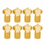 8개입 부가티 3D 프린터 액세서리 E3D-V5 V6 노즐 M6 나사 소모품 핫 노즐, 1.75/0.2mm, 1.75/0.25mm, 1.75/0.3mm, 1.75/0.35mm, 1.75/0.4mm, 1.75/0.5mm, 1.75/0.6mm, 1.75/0.8mm, 1.75/1.0mm, 3/0.2mm, 3/0.3mm, 3/0.4mm, 3/0.5mm, 3/0.6mm, 3/0.8mm