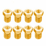 8개입 부가티 3D 프린터 액세서리 E3D-V5 V6 노즐 M6 나사 소모품 핫 노즐, 1.75/0.2mm, 1.75/0.25mm, 1.75/0.3mm, 1.75/0.35mm, 1.75/0.4mm, 1.75/0.5mm, 1.75/0.6mm, 1.75/0.8mm, 1.75/1.0mm, 3/0.2mm, 3/0.3mm, 3/0.4mm, 3/0.5mm, 3/0.6mm, 3/0.8mm