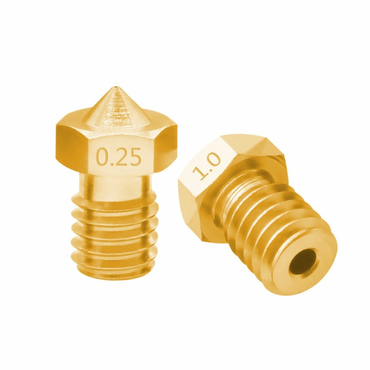 8개입 부가티 3D 프린터 액세서리 E3D-V5 V6 노즐 M6 나사 소모품 핫 노즐, 1.75/0.2mm, 1.75/0.25mm, 1.75/0.3mm, 1.75/0.35mm, 1.75/0.4mm, 1.75/0.5mm, 1.75/0.6mm, 1.75/0.8mm, 1.75/1.0mm, 3/0.2mm, 3/0.3mm, 3/0.4mm, 3/0.5mm, 3/0.6mm, 3/0.8mm
