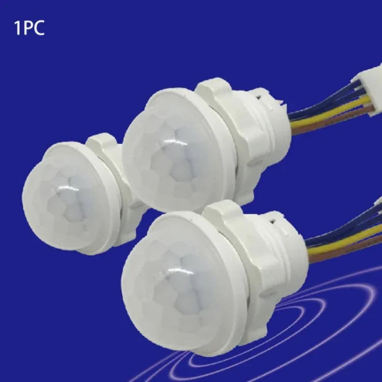 실내외 적외선 조명 모션 센서 시간 지연 PIR 스위치 LED 민감 야간등, AC 220V