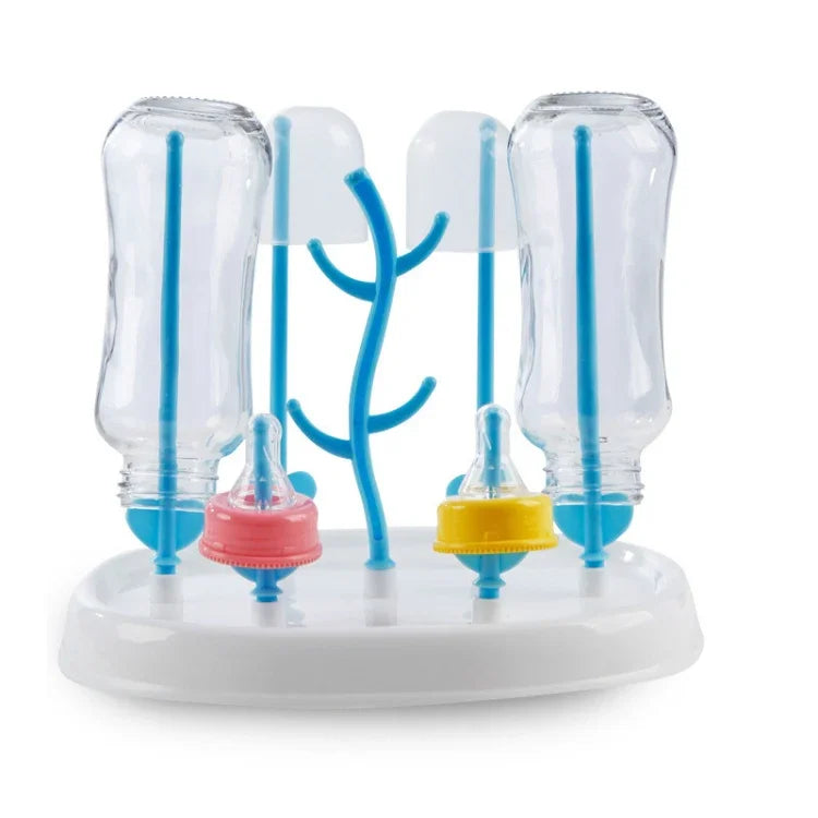 아기 젖병 건조대 심플 나무 모양 청소 건조기 분리형 유용한 유아 우유컵 젖꼭지 고리, 유아 우유컵 홀더