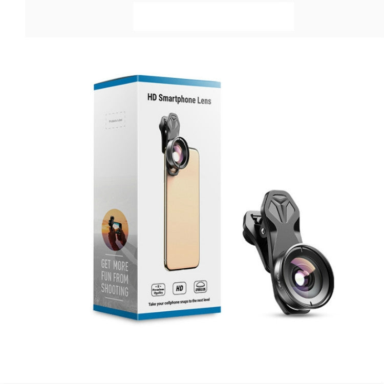 APEXEL APL-HB195 195도 어안 전문 HD 외장 휴대폰 범용 렌즈, 195도 어안