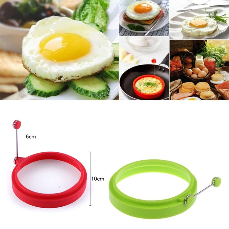 DIY 아침 식사용 원형 실리콘 달걀 링 프라이드 에그 몰드 팬케이크 링 논스틱 주방 조리 몰드, 원형, 파란색, 원형, 녹색, 원형, 주황색, 원형, 빨간색
