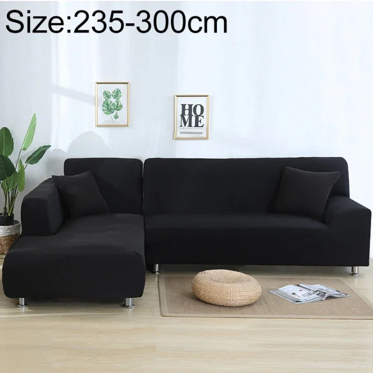 소파 올인클루시브 범용 세트 소파 전체 커버 베개 커버 1개 추가, 1인용(90-140cm), 2인용(145-185cm), 3인용(190-230cm), 4인용(235-300cm)