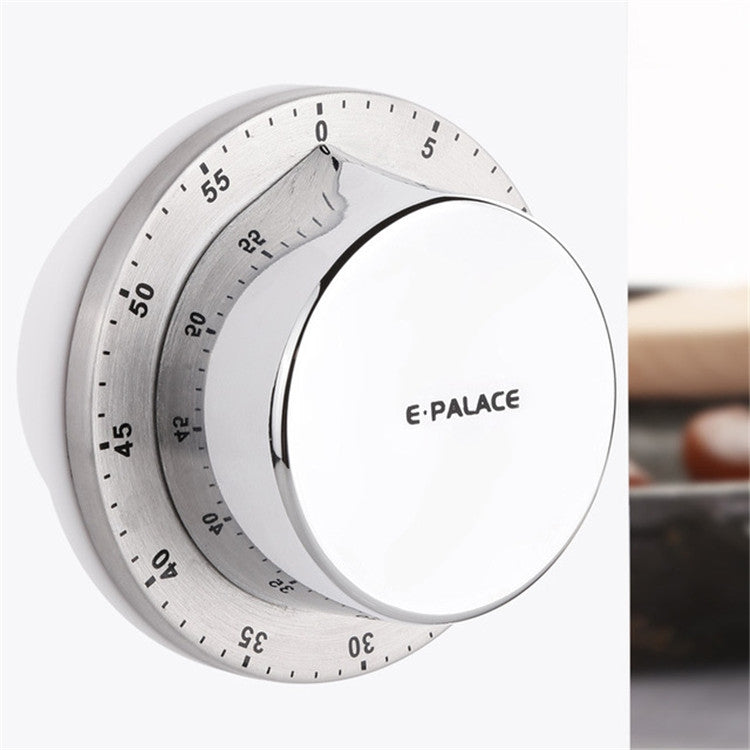 E-PALACE 자석 타이머 주방 스테인리스 스틸 타이머 창의적 알람 시계 기계식 알림 카운트다운 포모도로, E-PALACE 자석 타이머