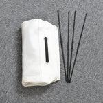Drawstring Style Laundry Hamper PU Bottom Oxford Cloth Dirty Clothes Storage Bag Small Foldable Laundry Basket