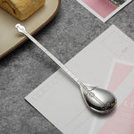 Stainless Steel Coffee Mixing Spoon Creative Musical Instrument Shape Spoon, Guitar Silver, Octagonal Silver, Lute Silver, Yueqin Silver, Guitar Titanium Gold, Octagonal Titanium Gold, Lute Titanium Gold, Yueqin Titanium Gold, Guitar Rose Gold