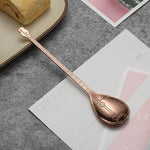 Stainless Steel Coffee Mixing Spoon Creative Musical Instrument Shape Spoon, Guitar Silver, Octagonal Silver, Lute Silver, Yueqin Silver, Guitar Titanium Gold, Octagonal Titanium Gold, Lute Titanium Gold, Yueqin Titanium Gold, Guitar Rose Gold