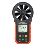 PEAKMETER 고정밀 디지털 표시 풍속 공기량 측정기, MS6252A 풍속, 공기량, MS6252B 온도, 습도, USB