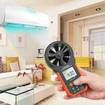 PEAKMETER 고정밀 디지털 표시 풍속 공기량 측정기, MS6252A 풍속, 공기량, MS6252B 온도, 습도, USB