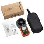 PEAKMETER 고정밀 디지털 표시 풍속 공기량 측정기, MS6252A 풍속, 공기량, MS6252B 온도, 습도, USB
