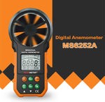 PEAKMETER 고정밀 디지털 표시 풍속 공기량 측정기, MS6252A 풍속, 공기량, MS6252B 온도, 습도, USB