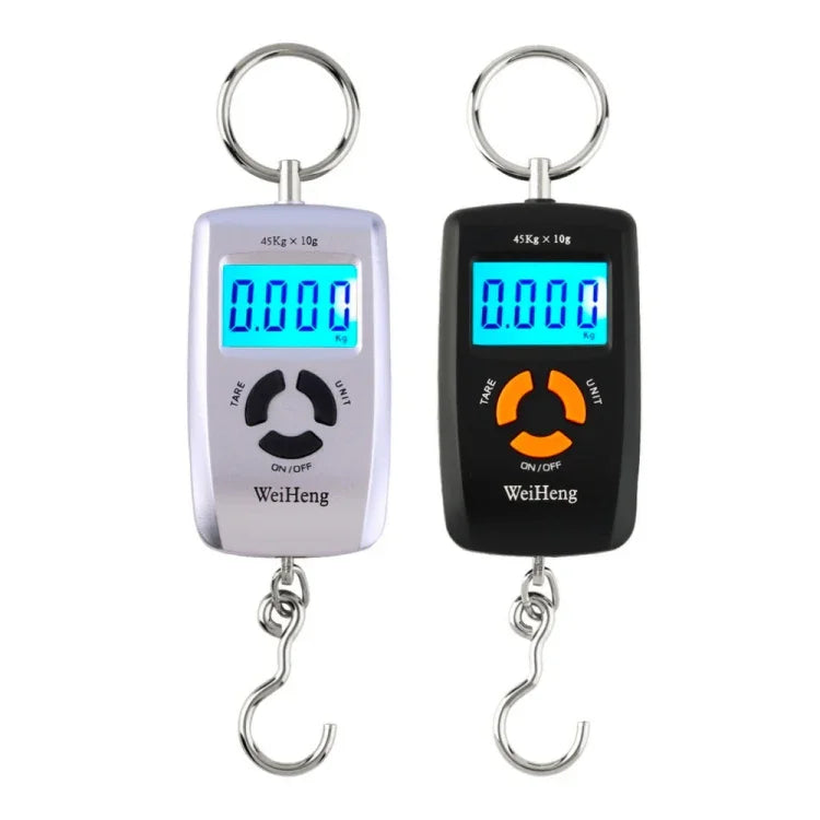 45kg x 5g 고정밀 LCD 휴대용 디지털 백라이트 전자 휴대용 저울, 45kg x 10g