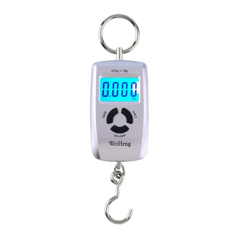 45kg x 5g 고정밀 LCD 휴대용 디지털 백라이트 전자 휴대용 저울, 45kg x 10g