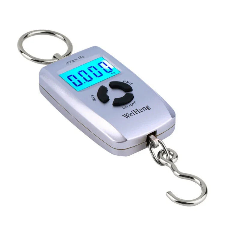 45kg x 5g 고정밀 LCD 휴대용 디지털 백라이트 전자 휴대용 저울, 45kg x 10g