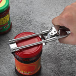 스테인리스 스틸 병 오프너 조절 가능한 캔 오프너 잼 병 오프너 도구, 조절 가능한 캔 오프너