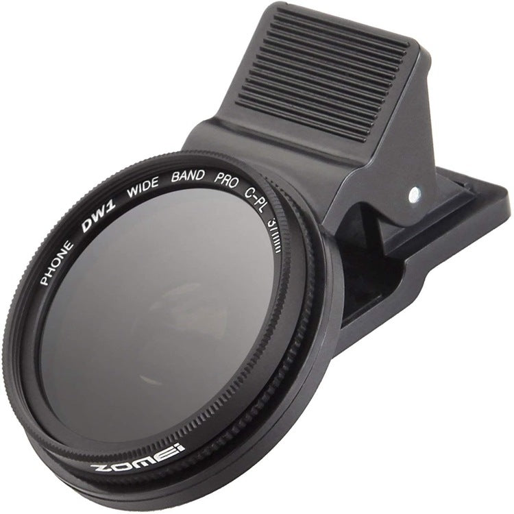 ZOMEI 카메라 필터 37MM CPL 편광기 휴대폰 외장 렌즈, 37MM