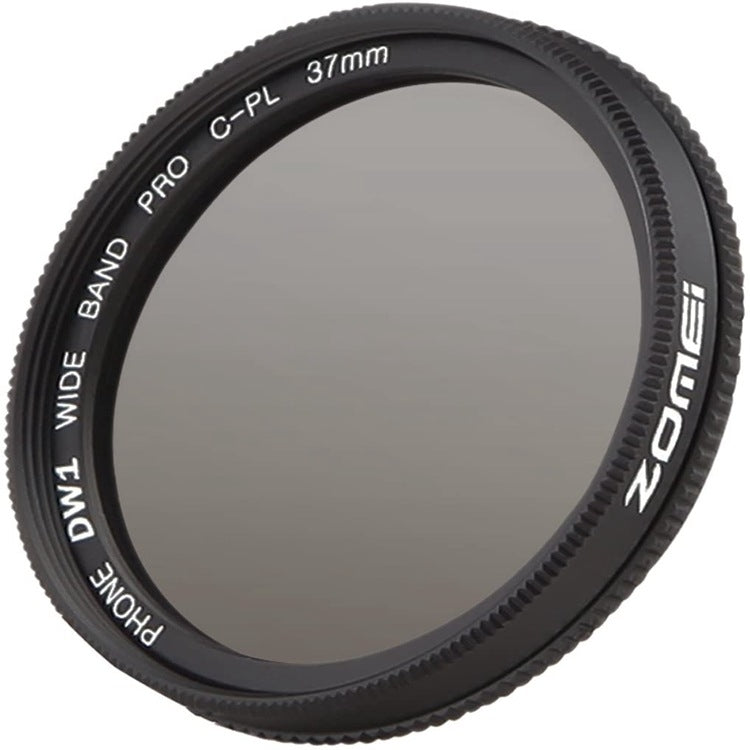 ZOMEI 카메라 필터 37MM CPL 편광기 휴대폰 외장 렌즈, 37MM