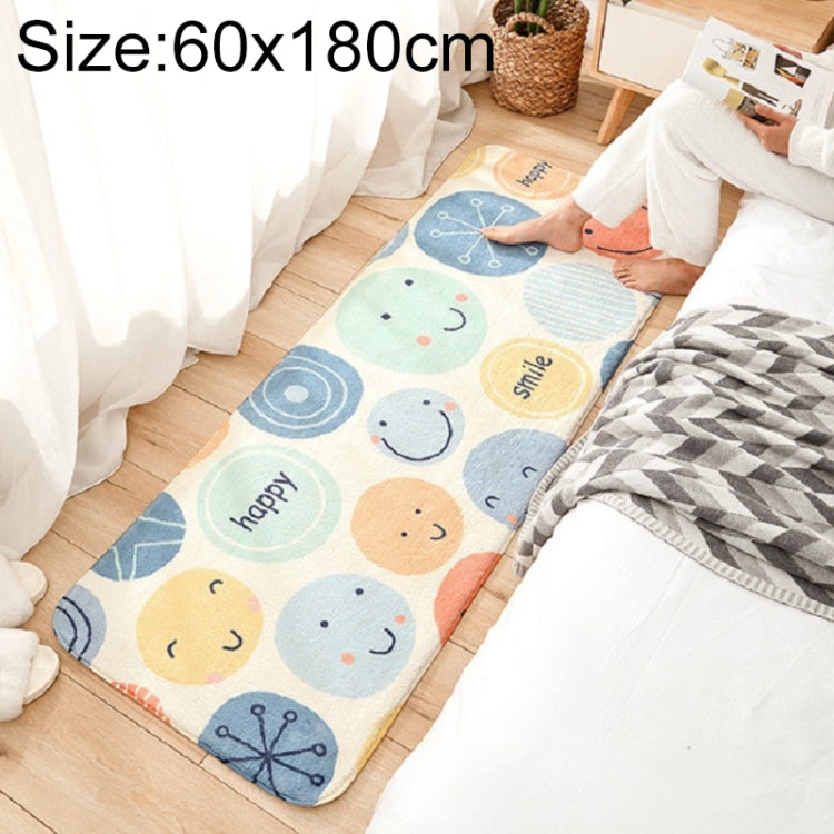 만화 홈 소파 스트립 러그 침실 침대 옆 양 캐시미어 미끄럼 방지 매트, 40×120 cm, 60×160 cm, 60×180 cm