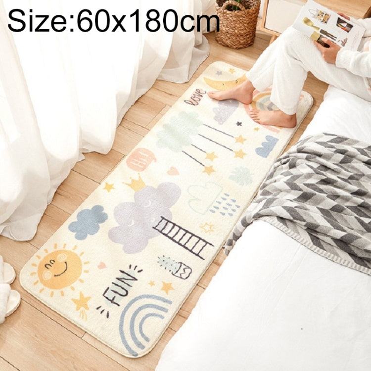만화 홈 소파 스트립 러그 침실 침대 옆 양 캐시미어 미끄럼 방지 매트, 40×120 cm, 60×160 cm, 60×180 cm