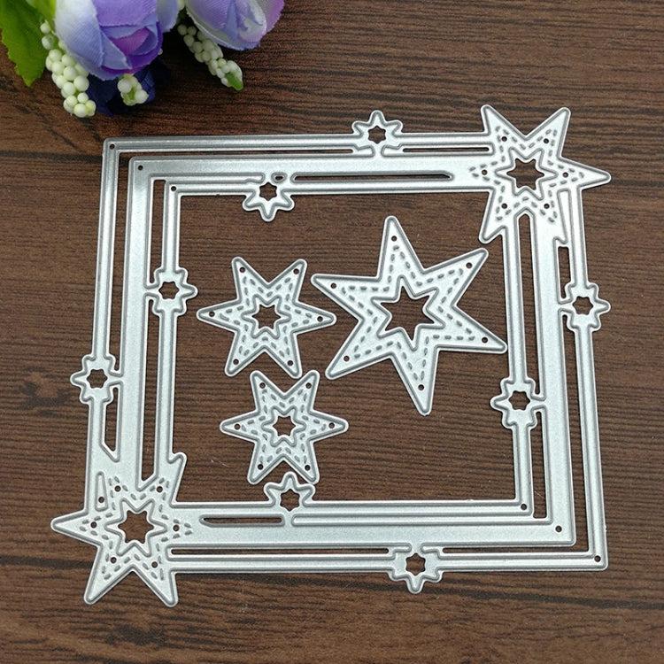 오각별 테두리 커팅 나이프 다이 스크랩북 DIY 재료, 오각별 테두리 모양