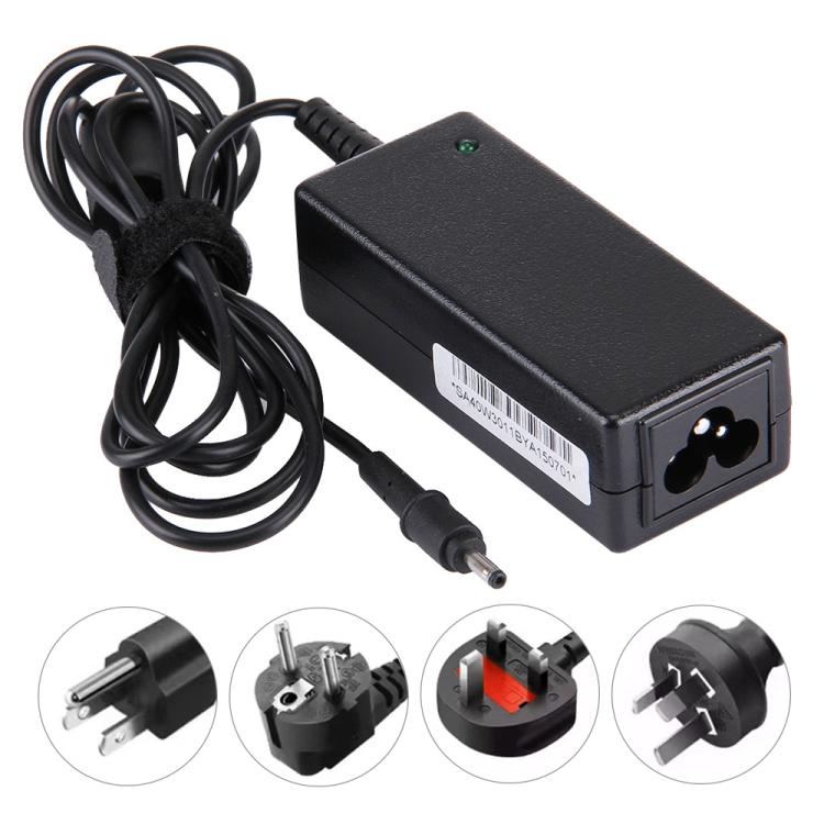 40W 19V 2.1A AC 어댑터 전원 공급 삼성 AD-4019W / AA-PA2N40L / BA44-00278A / NP900X1A / NP900X1B용, 포트: 3.0x1.1mm, EU 플러그