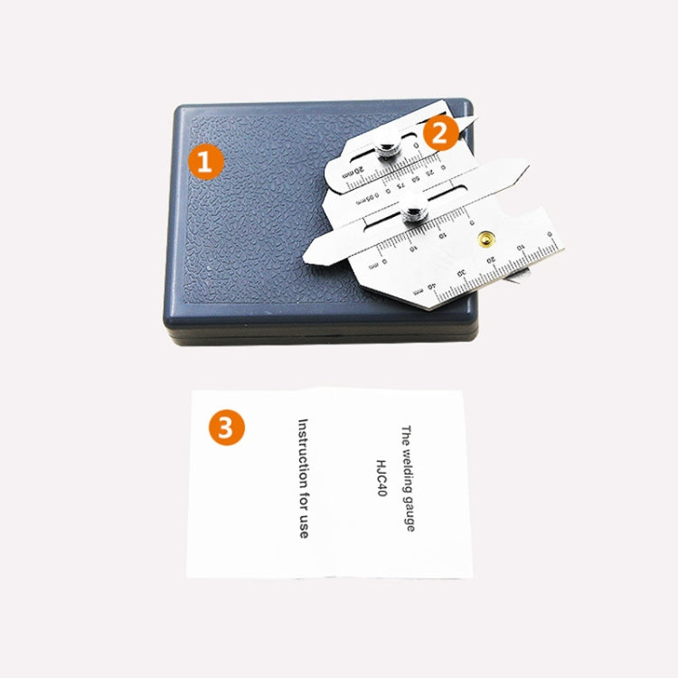 HJC40 스테인리스 스틸 용접 검사 게이지 측정자, HJC40