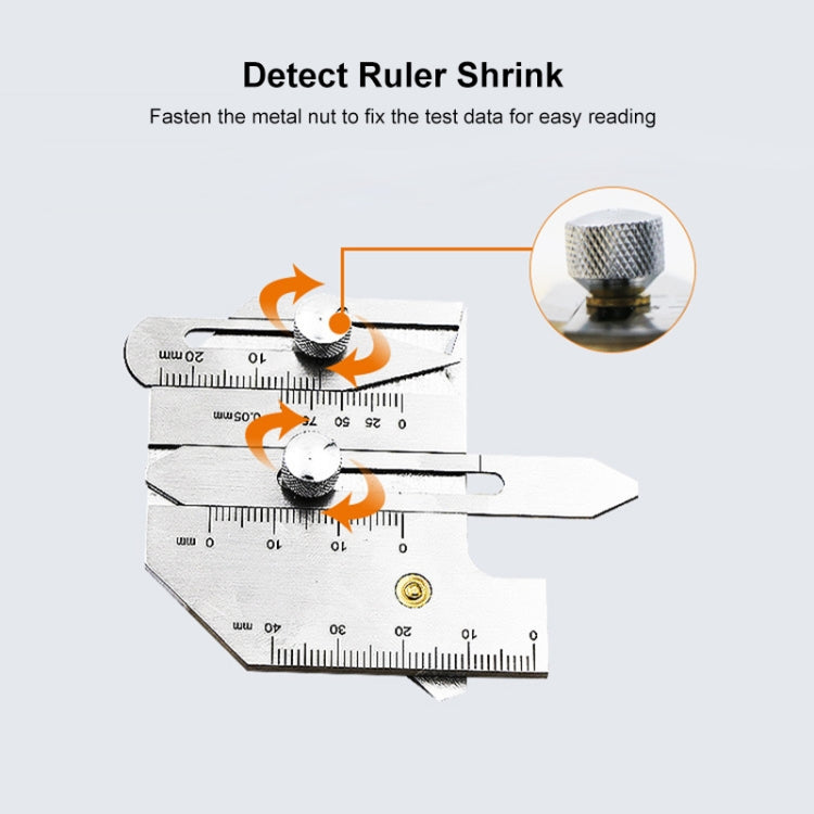 HJC40 스테인리스 스틸 용접 검사 게이지 측정자, HJC40