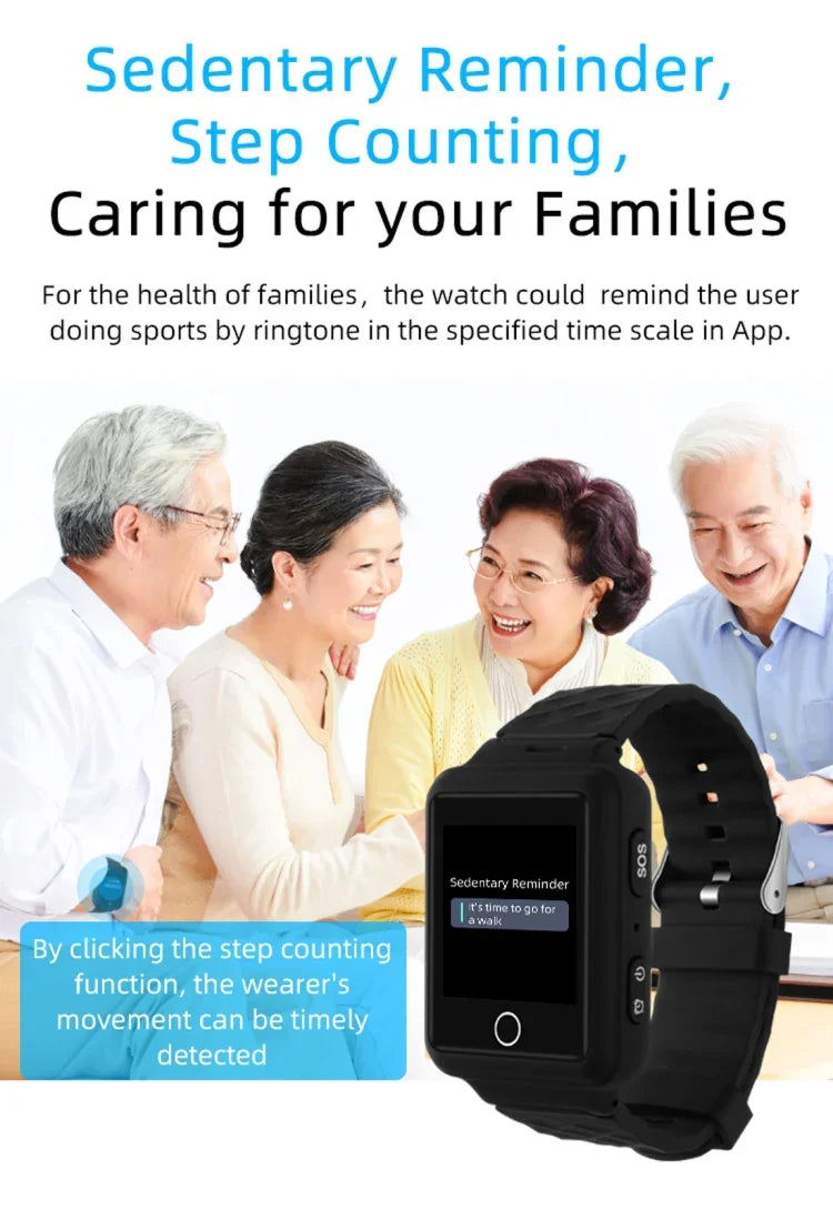 REACHFAR RF-V46-A GPS 스마트 트래커 시계밴드, SOS / 카메라 / 건강 관리 / 4G LTE / 혈압 / 심박수 지원, 아시아 / 유럽 / 아프리카 / 호주용, RF-V46-A