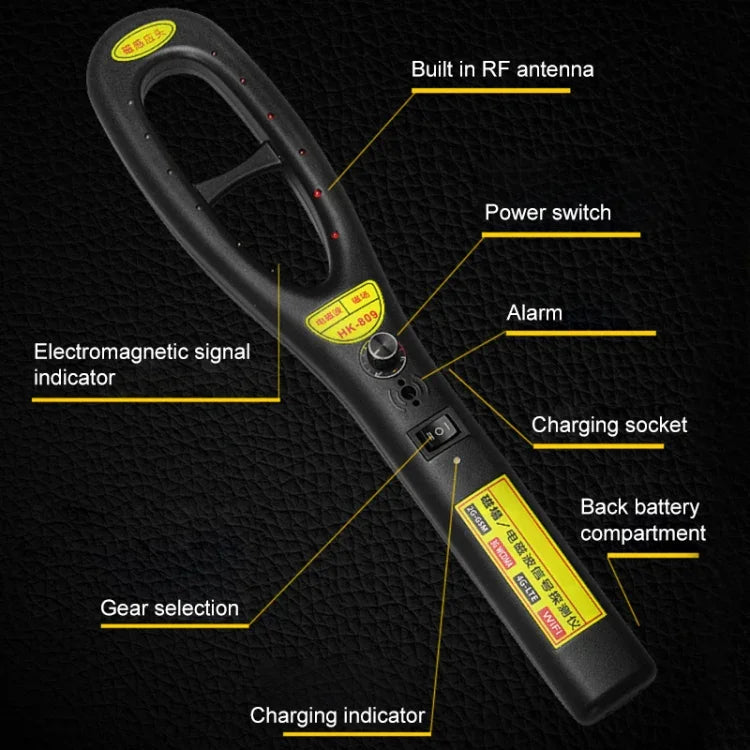 HK-809 고감도 GPS 자기장 전자기파 무선 신호 탐지기