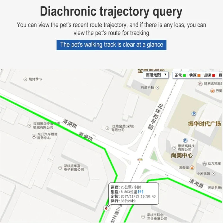 Z8-A 미니 애완동물 스마트 웨어 GPS 애완동물 위치 추적 장치
