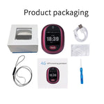 REACHFAR RF-V45-B 미니 터치 스크린 GPS 스마트 추적기 펜던트, SOS / 카메라 / 건강 관리 / 4G LTE 지원, 북미 / 남미 / 호주용, RF-V45-B 터치 스크린