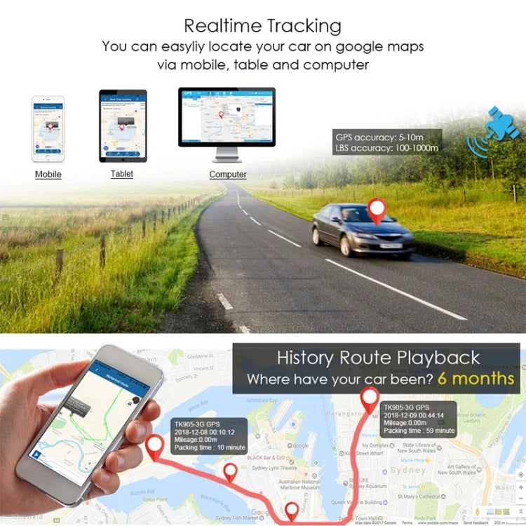 LK915 자기 차량 3G GSM GPRS GPS 실시간 추적기, LK915