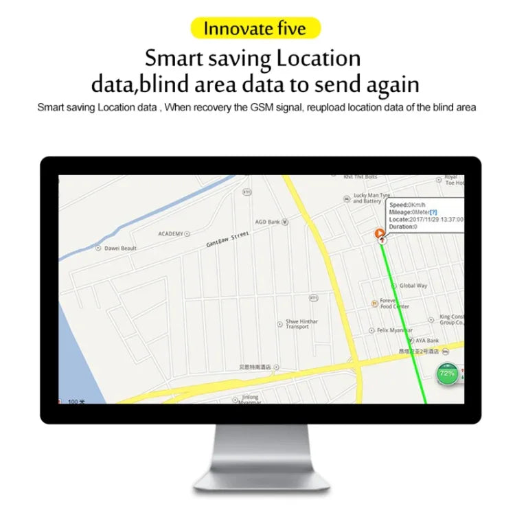 TK108 2G 4핀 실시간 차량 트럭 위치 추적 GSM GPRS GPS 추적기, AGPS 지원 릴레이 및 배터리 포함, 4핀