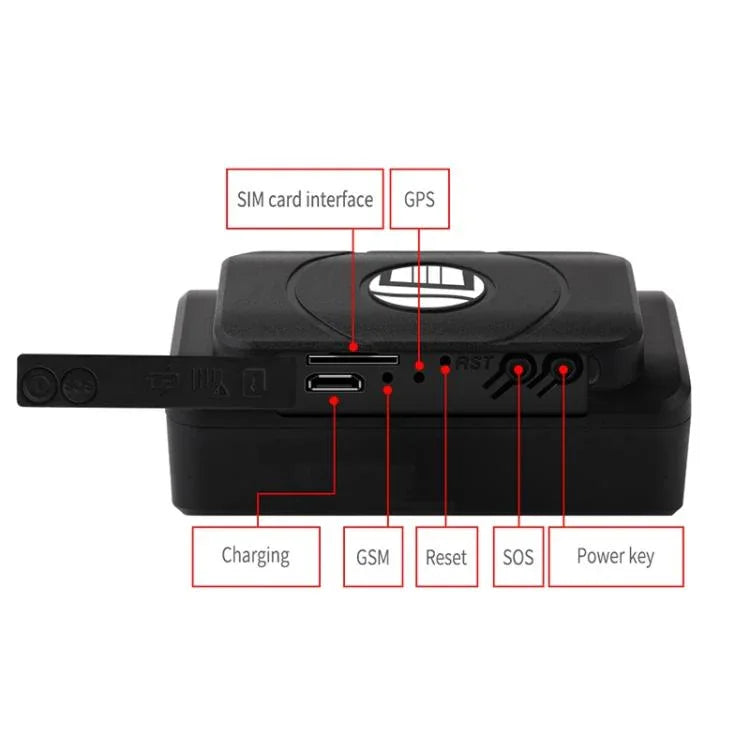 TK202A 4G 자동차 트럭 차량 추적 GSM GPRS GPS 트래커 AGPS 지원, 배터리 용량: 6500mAh, 4G 6500mAh