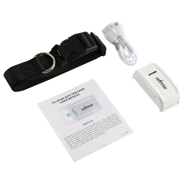 TK-909 GPS / GPRS / GSM 애완동물 위치 추적기 애완동물 목걸이 실시간 추적 장치, TK-909