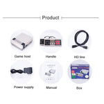 레트로 클래식 TV 미니 HDMI HD 비디오 게임 콘솔, 내장 600게임, EU 플러그, 600게임(EU 플러그), 600게임(US 플러그)