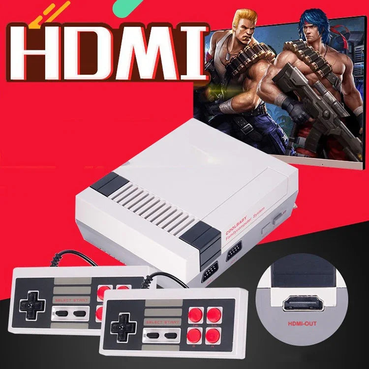 레트로 클래식 TV 미니 HDMI HD 비디오 게임 콘솔, 내장 600게임, EU 플러그, 600게임(EU 플러그), 600게임(US 플러그)