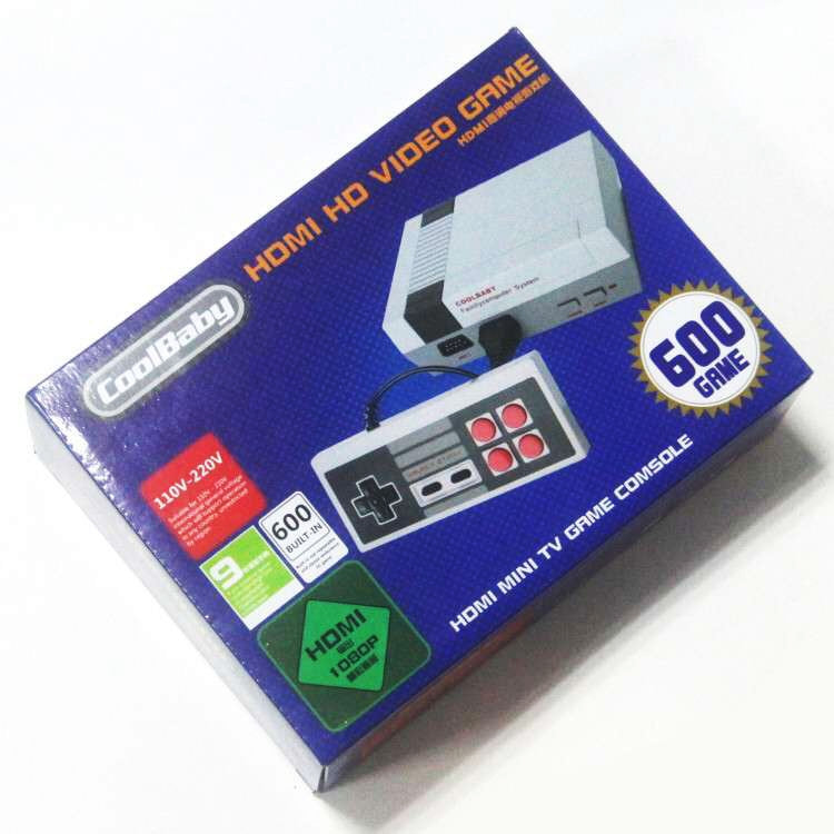 레트로 클래식 TV 미니 HDMI HD 비디오 게임 콘솔, 내장 600게임, EU 플러그, 600게임(EU 플러그), 600게임(US 플러그)